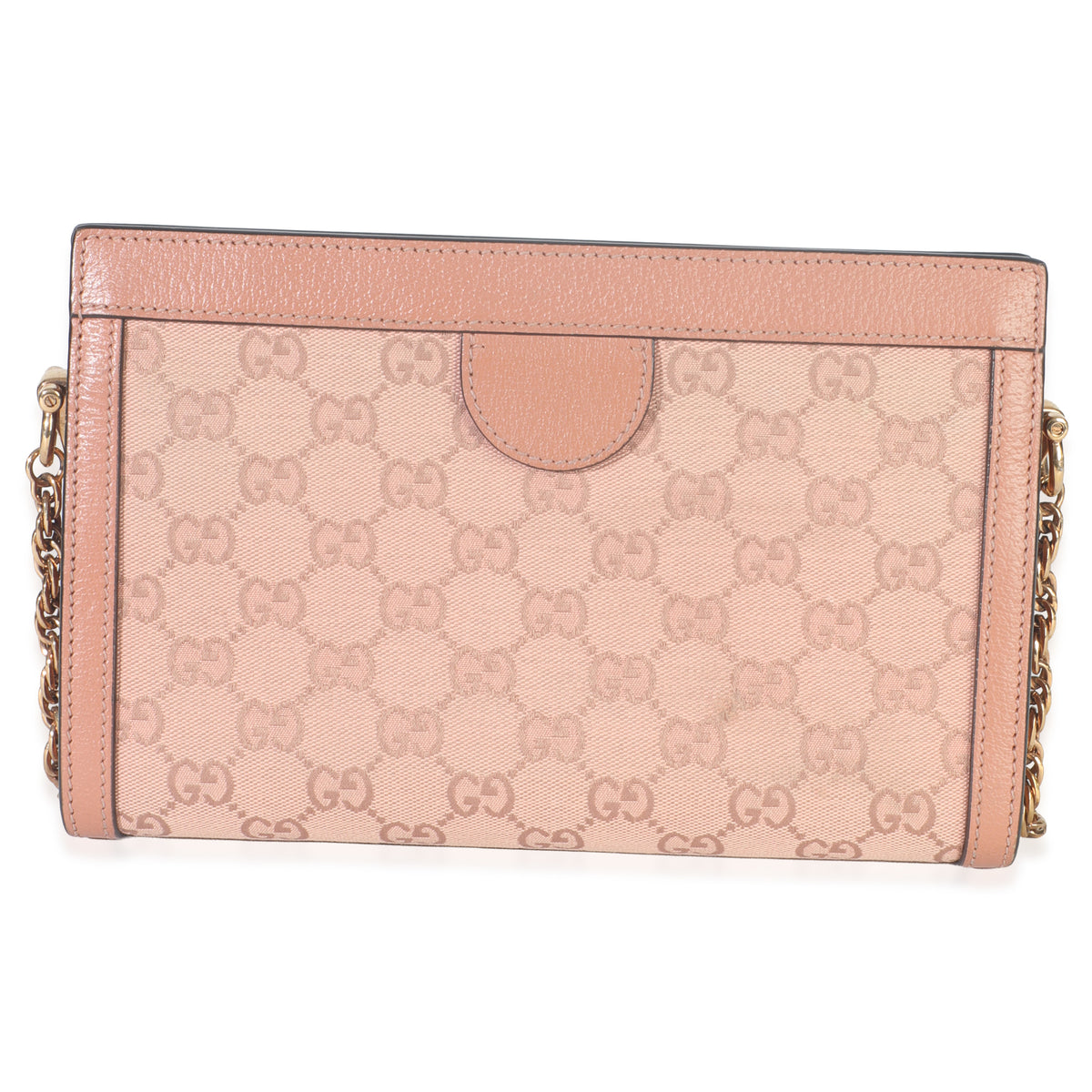 Light Pink GG Canvas Small Ophidia Chain Shoulder Bag
