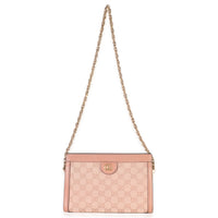 Light Pink GG Canvas Small Ophidia Chain Shoulder Bag