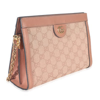 Light Pink GG Canvas Small Ophidia Chain Shoulder Bag