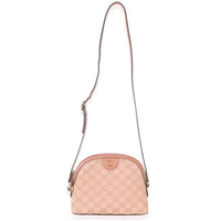 Pink GG Canvas Small Dome Ophidia Crossbody Bag
