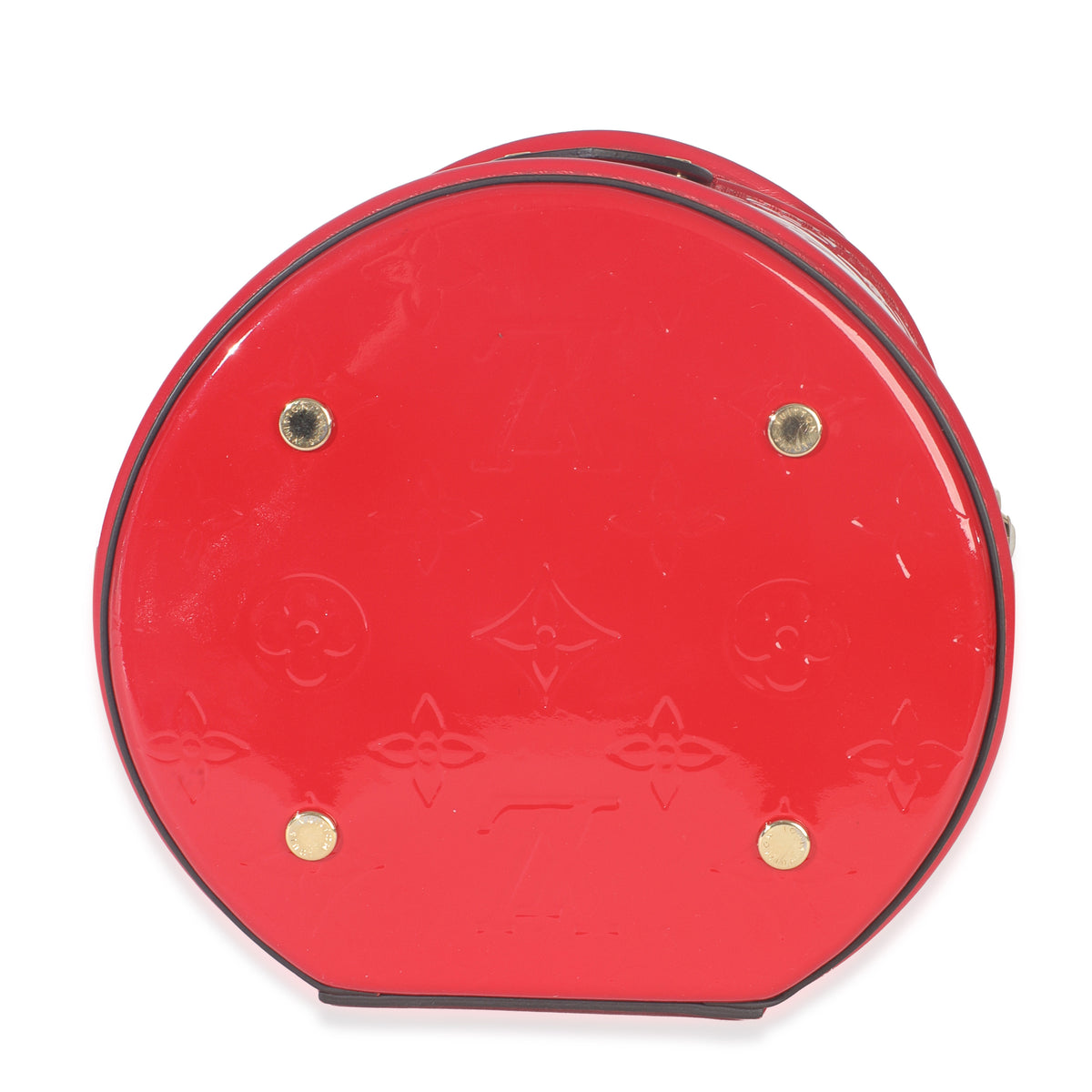Louis Vuitton Cherry Monogram Vernis Cannes Handbag stamp