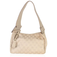 Vintage Beige GG Canvas Shoulder Bag