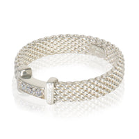 Sterling Silver Diamond Somerset Mesh Ring