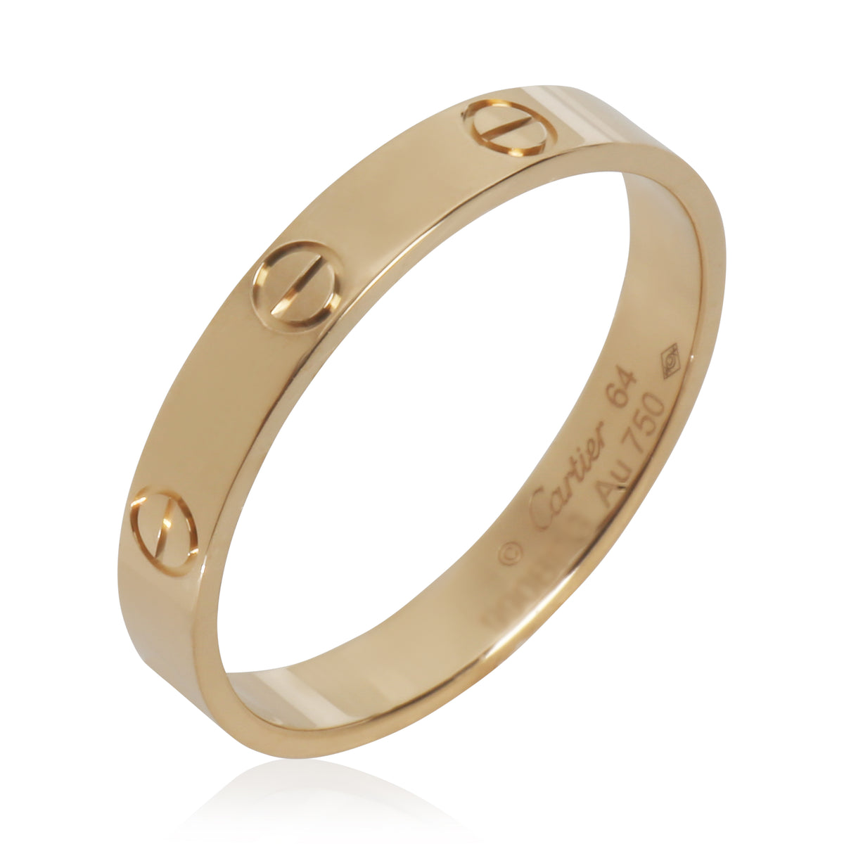Yellow Gold  Small Model Love Ring
