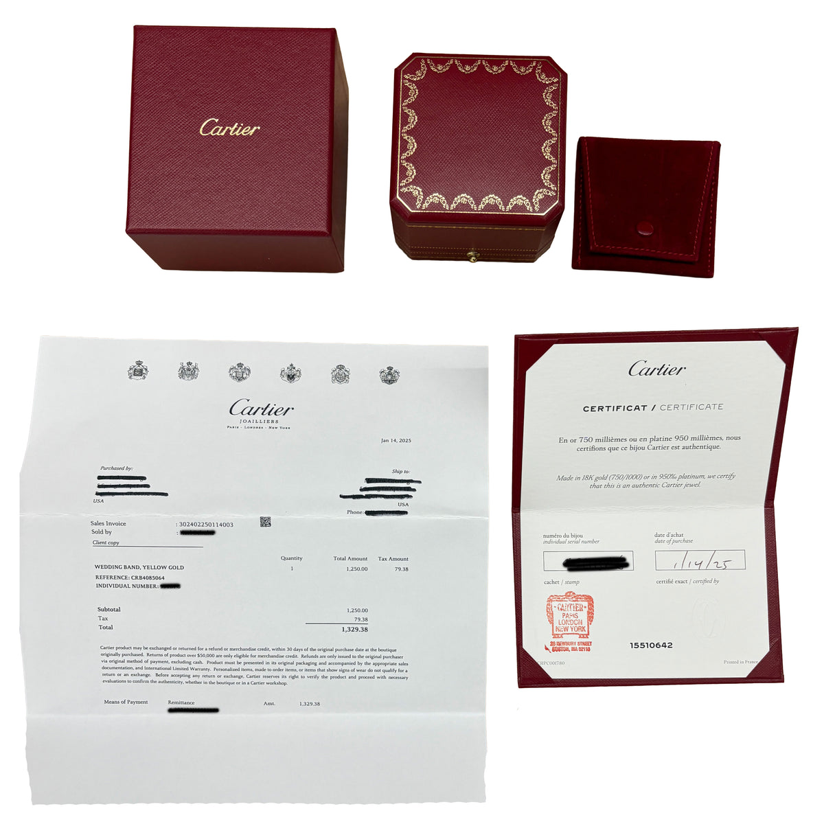 Yellow Gold  Small Model Love Ring