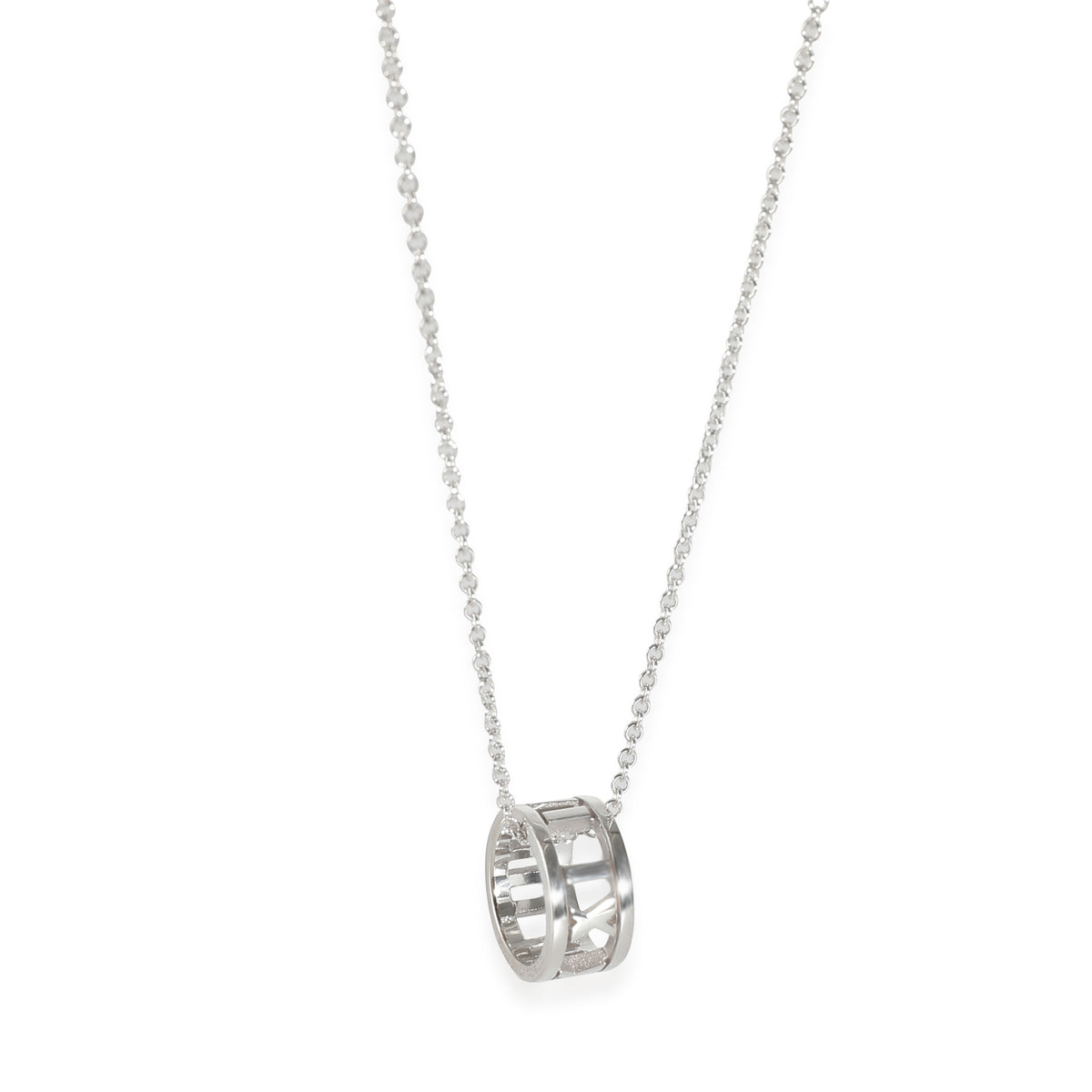 Sterling Silver  Atlas Open Pendant