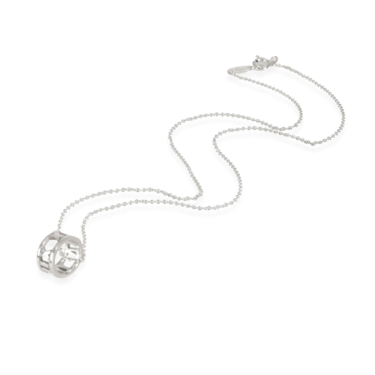 Sterling Silver  Atlas Open Pendant