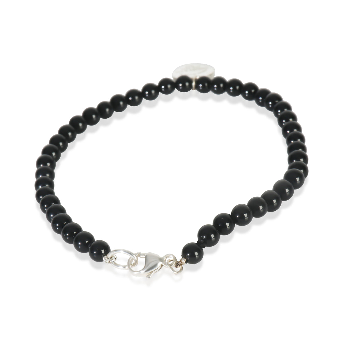 Sterling Silver Onyx Return To Tiffany Bracelet