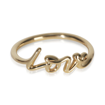 Yellow Gold  Paloma Picasso Graffiti Love Ring