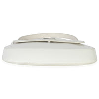Prada White Brushed Leather Small Cleo Handbag stamp