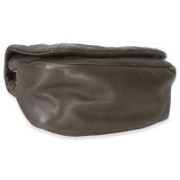 Olive Lambskin Matelasse Monogram Small Jamie 4.3