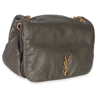 Olive Lambskin Matelasse Monogram Small Jamie 4.3