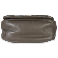 Olive Lambskin Matelasse Monogram Small Jamie 4.3