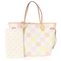 Pink Cream Giant Damierlicious Canvas Neverfull MM