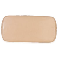 Beige Quilted Caviar Medallion Tote