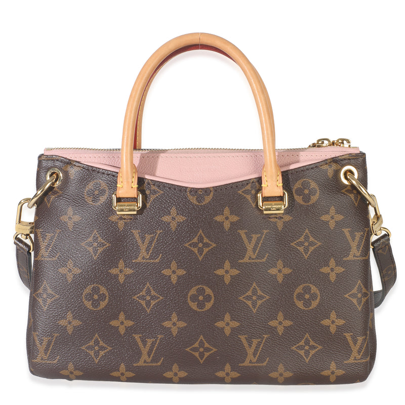 Rose Ballerine Monogram Canvas Pallas BB