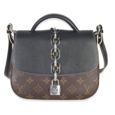 Black Monogram Canvas Chain It PM