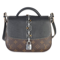 Black Monogram Canvas Chain It PM