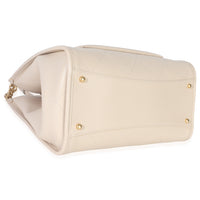 Chanel Beige Quilted Caviar Front Pocket CC Large Tote Handbag av