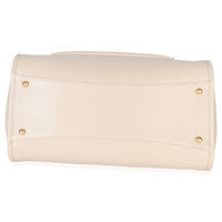 Chanel Beige Quilted Caviar Front Pocket CC Large Tote Handbag box