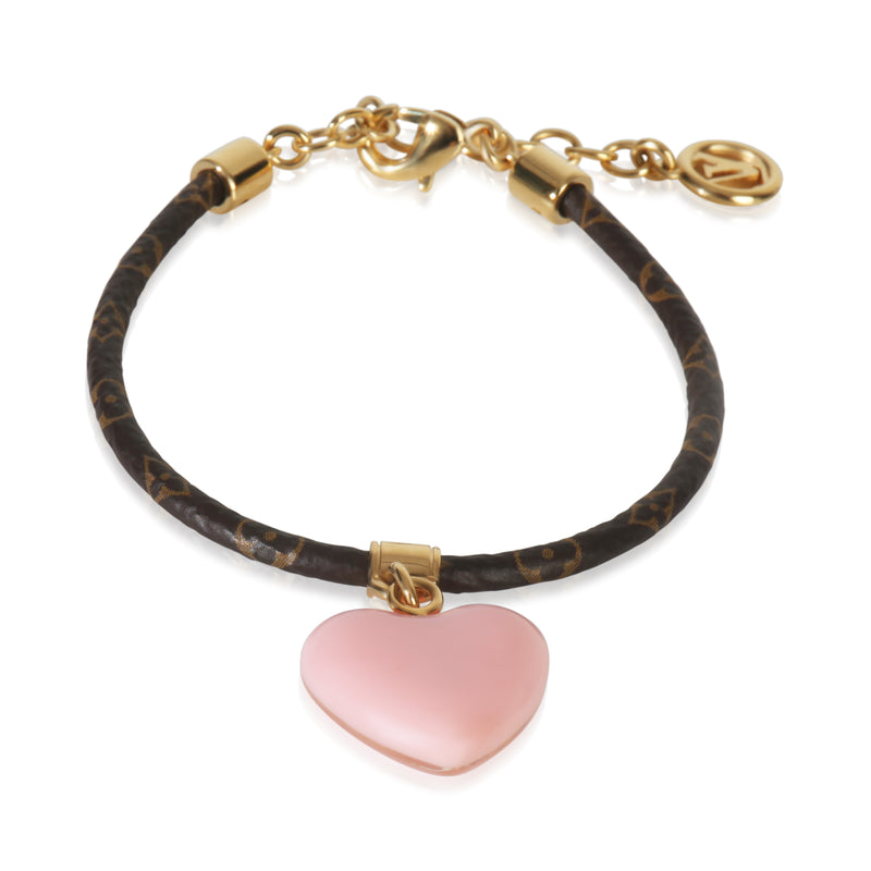 Gold-Plated  LV Sweetheart Bracelet