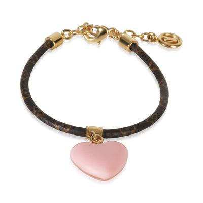 Gold-Plated  LV Sweetheart Bracelet