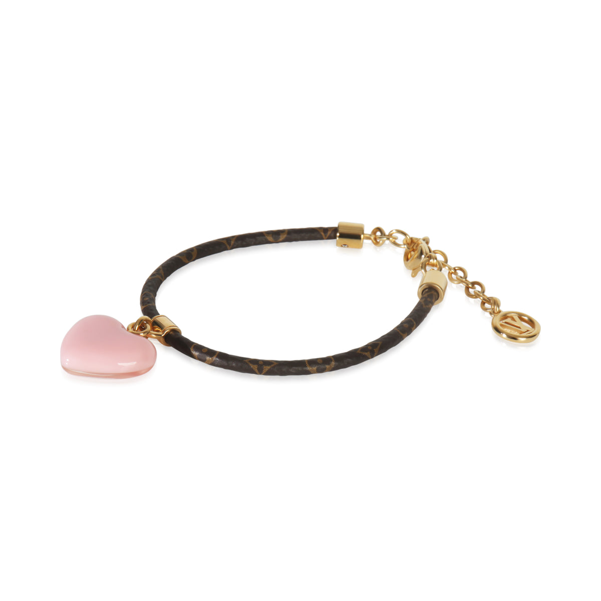 Gold-Plated  LV Sweetheart Bracelet