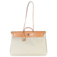 Hermès Beton Naturel Militaire Canvas Hunter Sable Herbag Zip Cabine Bag Handbag ad2