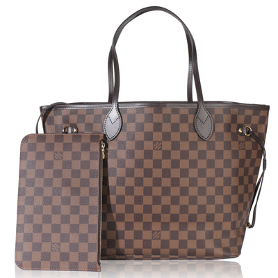 Louis Vuitton Damier Ebene Canvas Neverfull MM Handbag id