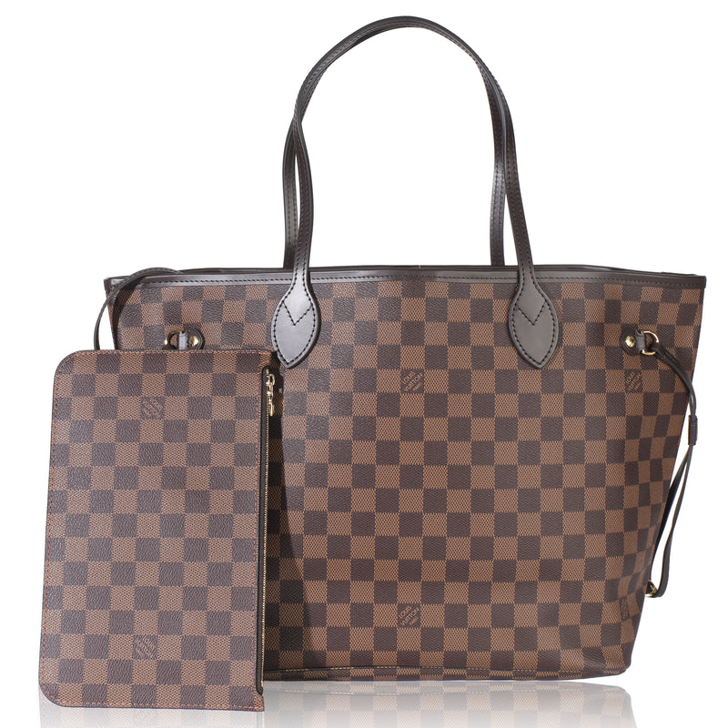 Louis Vuitton Damier Ebene Canvas Neverfull MM Handbag id