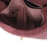 Chanel Pink Shearling Small Coco Top Handle Bag Handbag ad1