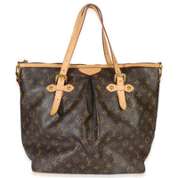 Louis Vuitton Monogram Canvas Palermo GM Handbag fv