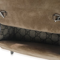 Gucci Beige GG Supreme Canvas Mini Dionysus Top Handle Bag Handbag ad1