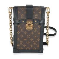 Black Monogram Canvas Verticale Trunk Pochette