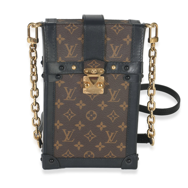 Black Monogram Canvas Verticale Trunk Pochette