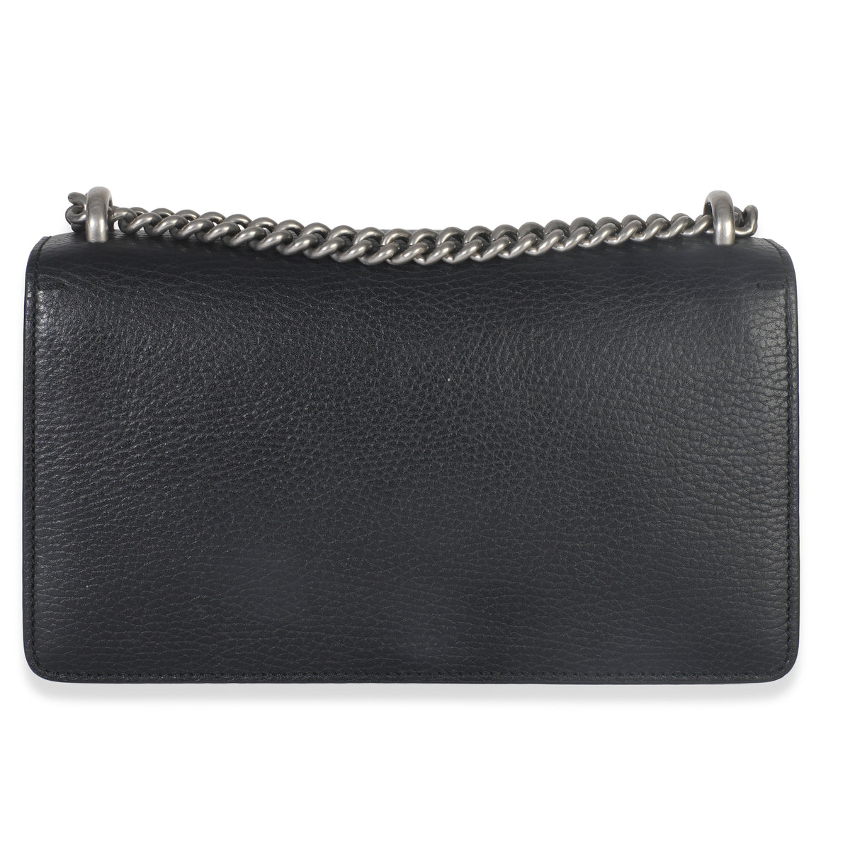 Gucci Black Pebbled Calfskin Small Dionysus Shoulder Bag Handbag bv