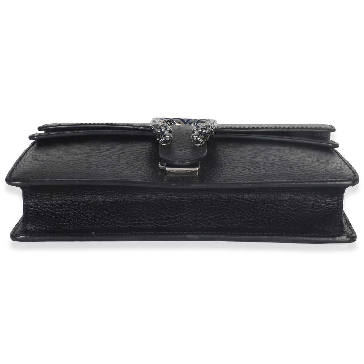Gucci Black Pebbled Calfskin Small Dionysus Shoulder Bag Handbag stamp