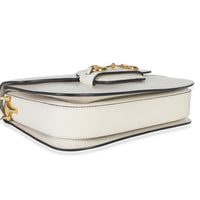 Gucci Mystic White Azalea Calfskin Horsebit Small 1955 Shoulder Bag Handbag av