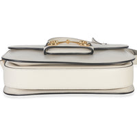 Gucci Mystic White Azalea Calfskin Horsebit Small 1955 Shoulder Bag Handbag box