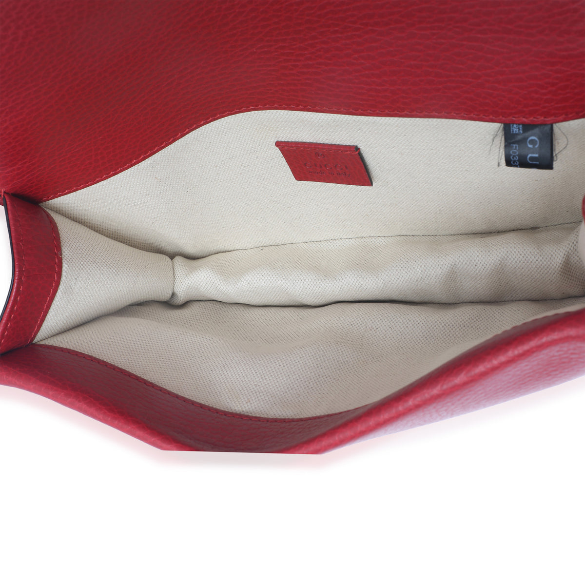 Red Pebbled Calfskin Small Dionysus Shoulder Bag