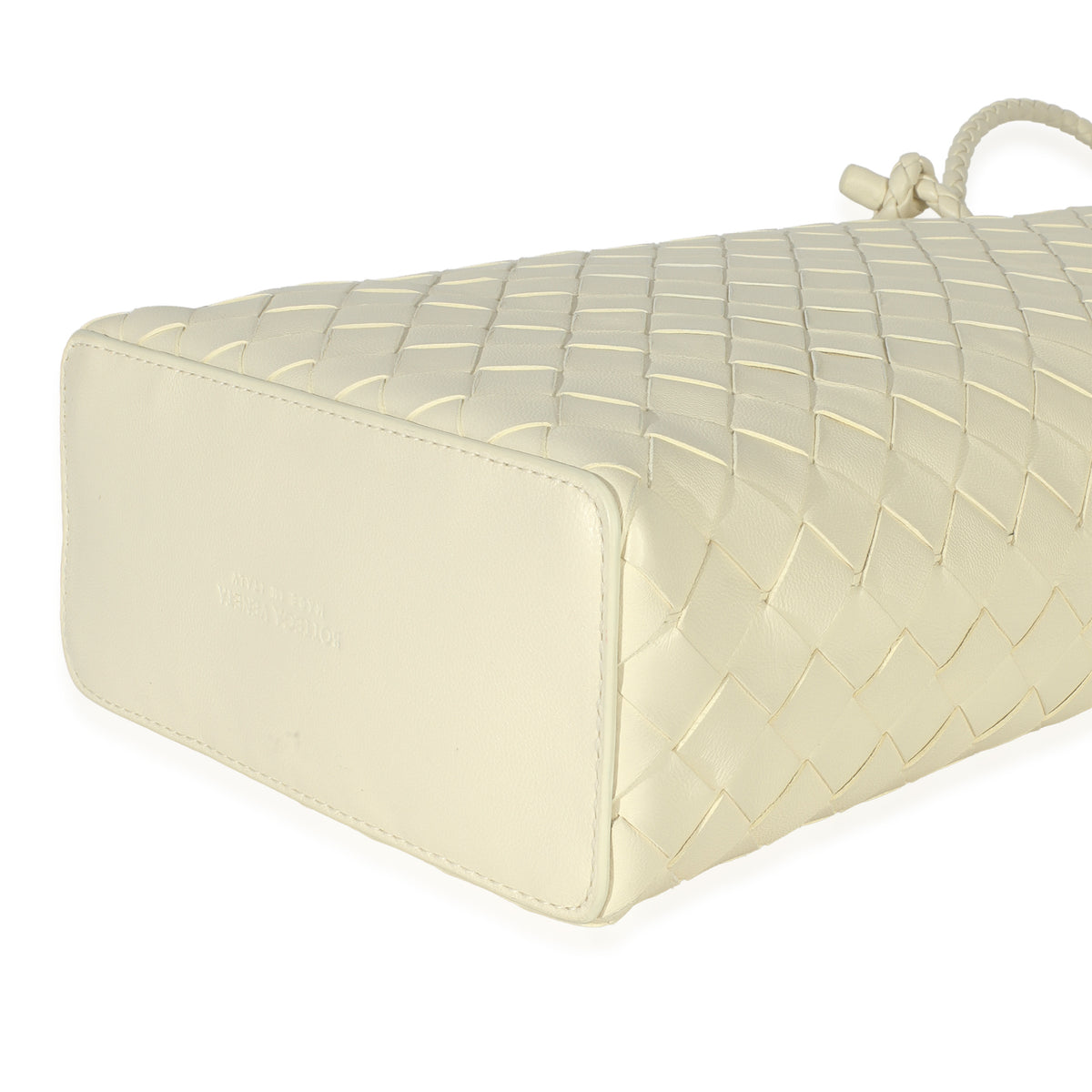 Bottega Veneta Camomile Nappa Intrecciato Vertical Tote Handbag box