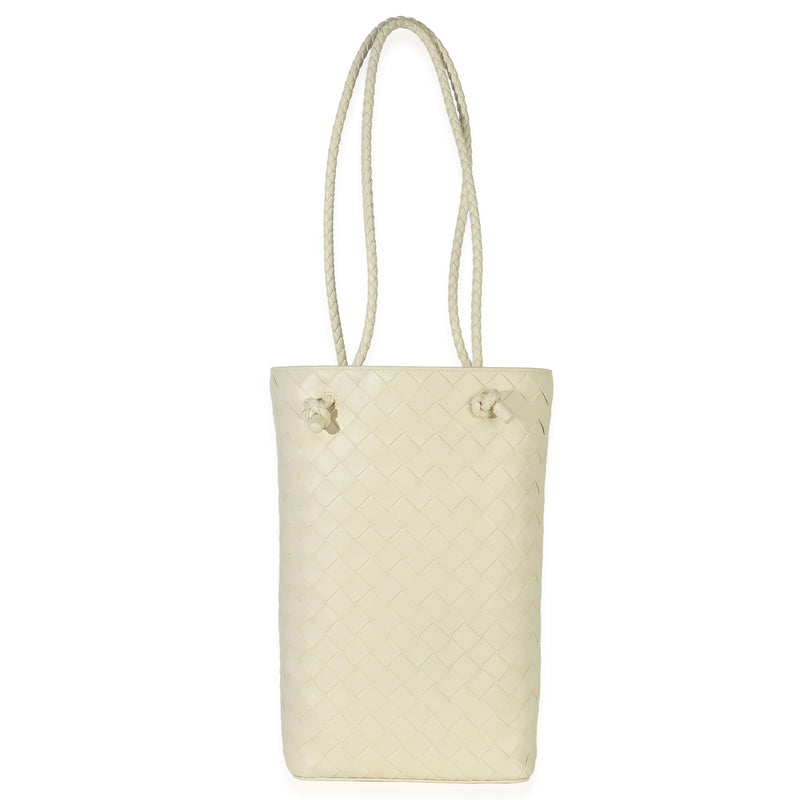 Camomile Nappa Intrecciato Vertical Tote