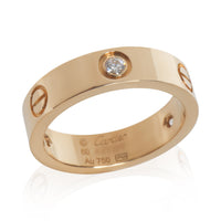 Yellow Gold Diamond Love Ring