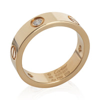 Yellow Gold Diamond Love Ring