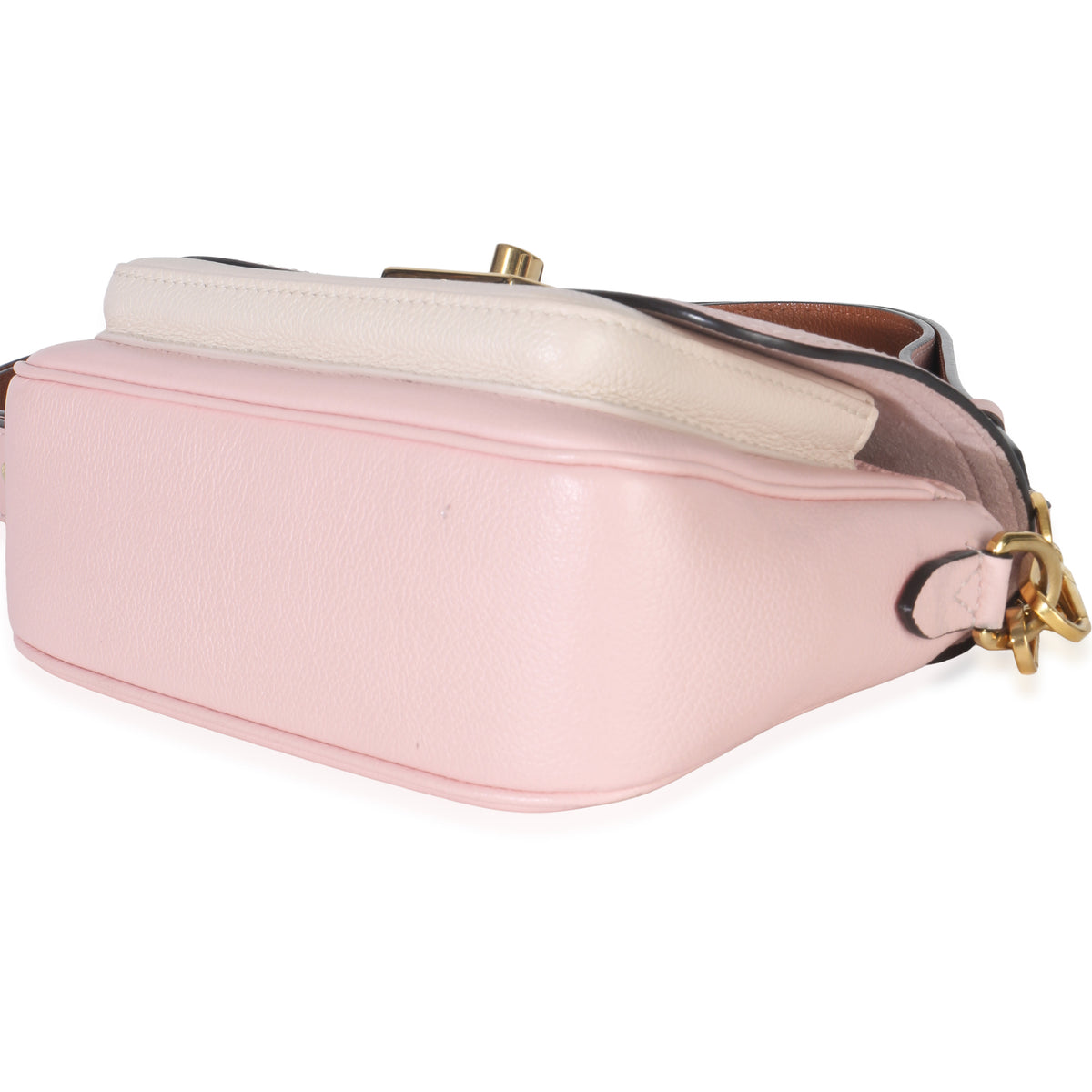 Rose Water Grained Calfskin Lockme Tender