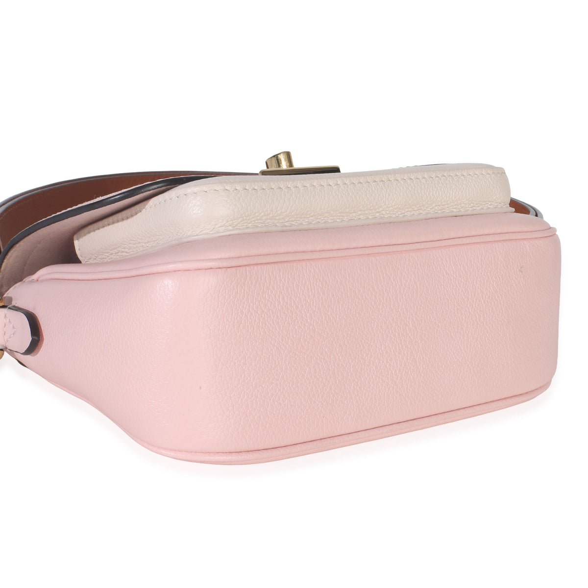 Rose Water Grained Calfskin Lockme Tender