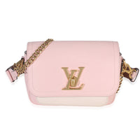 Rose Water Grained Calfskin Lockme Tender