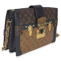 Louis Vuitton Reverse Monogram Canvas Trunk Clutch Handbag pv