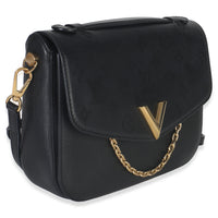 Louis Vuitton Black Monogram Calfskin Very Messenger Bag Handbag pv