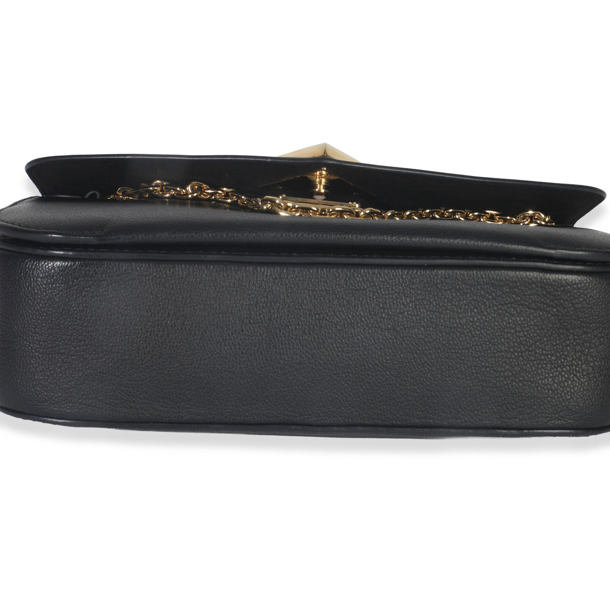 Louis Vuitton Black Monogram Calfskin Very Messenger Bag Handbag stamp